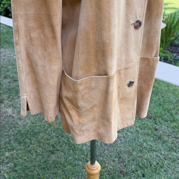 Loro Piana Camel Suede Leather Jacket - Picture 12 of 13